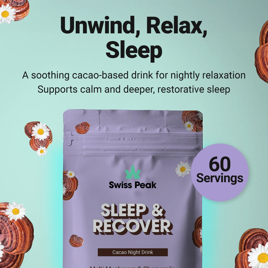 Swiss Peak Sleep Mushroom Cacao Blend | 60 Servings