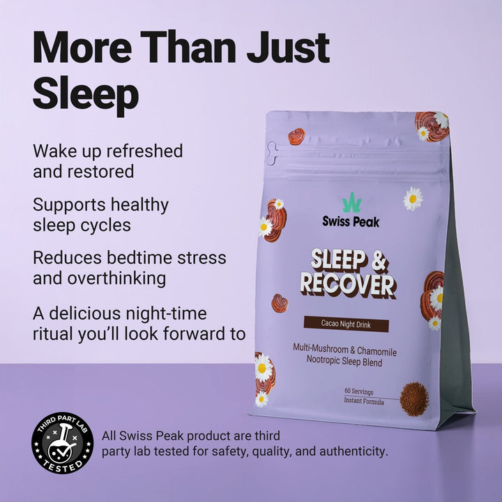 Swiss Peak Sleep Mushroom Cacao Blend | 60 Servings