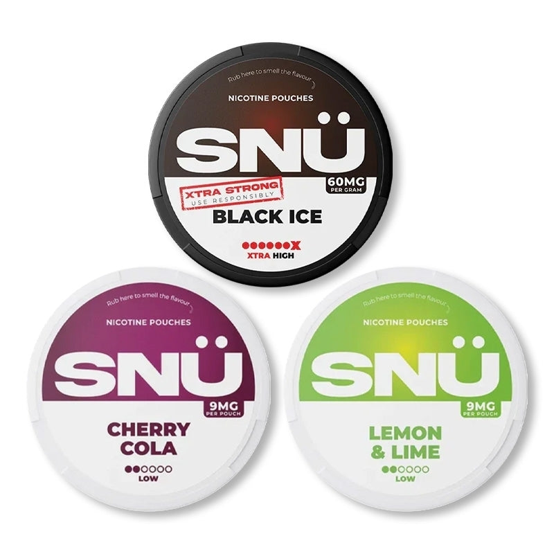 SNU Nicotine Pouches | Tobacco-Free Slim Nicotine Pouches | 20 Pouches Per Can