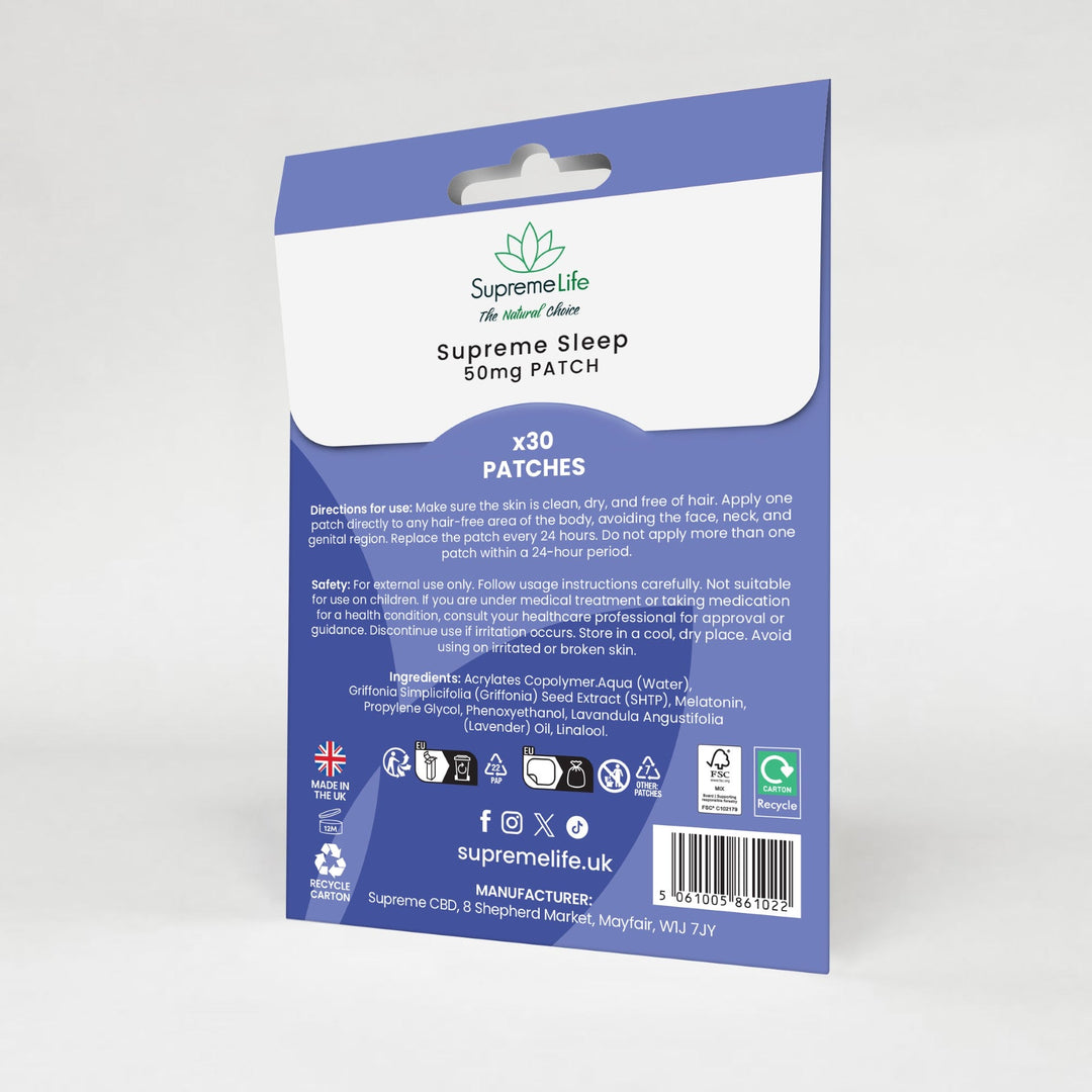 Supreme CBD - Sleep Patches 50mg