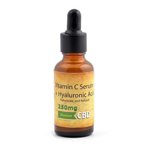 Sun State Hemp CBD Hyaluronic Acid & Vitamin C Serum 250mg - SilverbackCBD