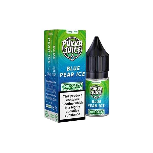 10MG Pukka Juice 10ML Flavoured Nic Salt (50VG-50PG) - Flavour: Blackcurrant Fuji Apple - SilverbackCBD