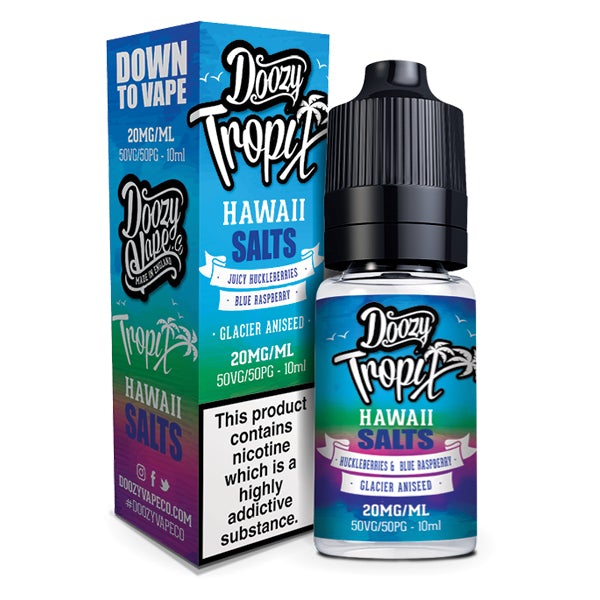 10MG Doozy Tropix Salts by Doozy Vape Co (50VG-50PG) - Flavour: Tahiti - SilverbackCBD