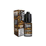 10mg Doozy Vape Co Nic Salt 10ml (50VG-50PG) - Flavour: Caramel Tobacco Ice - SilverbackCBD