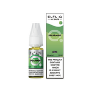 10mg ELFLIQ By Elf Bar 10ml Nic Salt (50VG-50PG) - Flavour: Spearmint