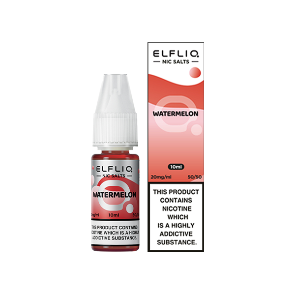 10mg ELFLIQ By Elf Bar 10ml Nic Salt (50VG/50PG) - Flavour: Strawberry Ice