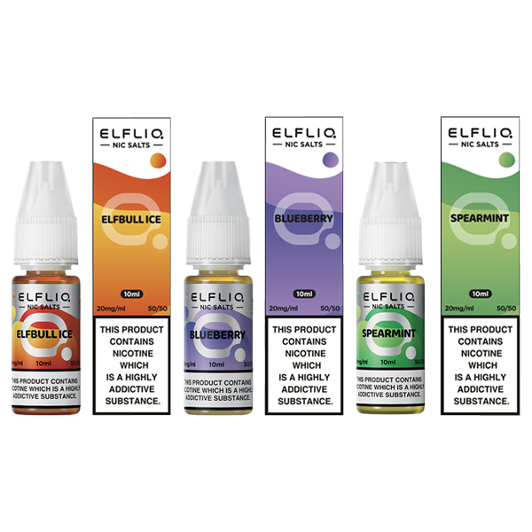 10mg ELFLIQ By Elf Bar 10ml Nic Salt (50VG-50PG) - Flavour: Blueberry Sour Raspberry