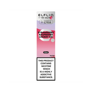 10mg ELFLIQ By Elf Bar 10ml Nic Salt (50VG/50PG) - Flavour: Strawberry Raspberry Cherry Ice