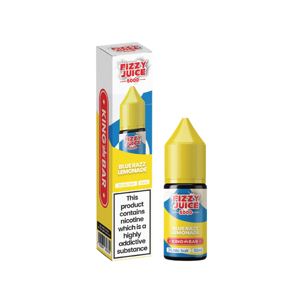 10mg Fizzy Juice King Bar 10ml Nic Salts (50VG/50PG) - Flavour: Fizzy Punch Ice