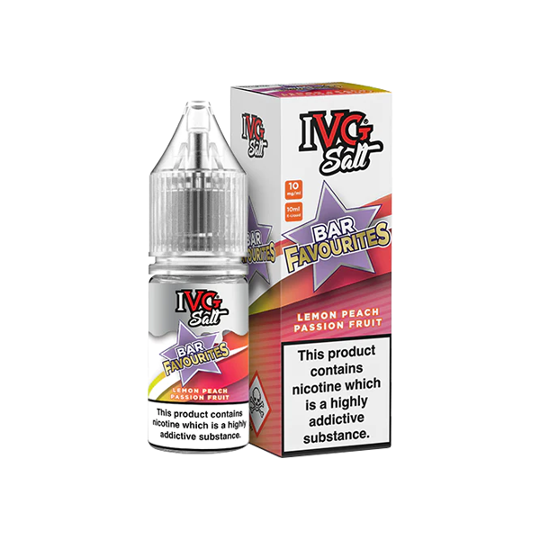 10mg I VG Bar Favourites 10ml Nic Salts (50VG/50PG) - Flavour: Blueberry Pomegranate