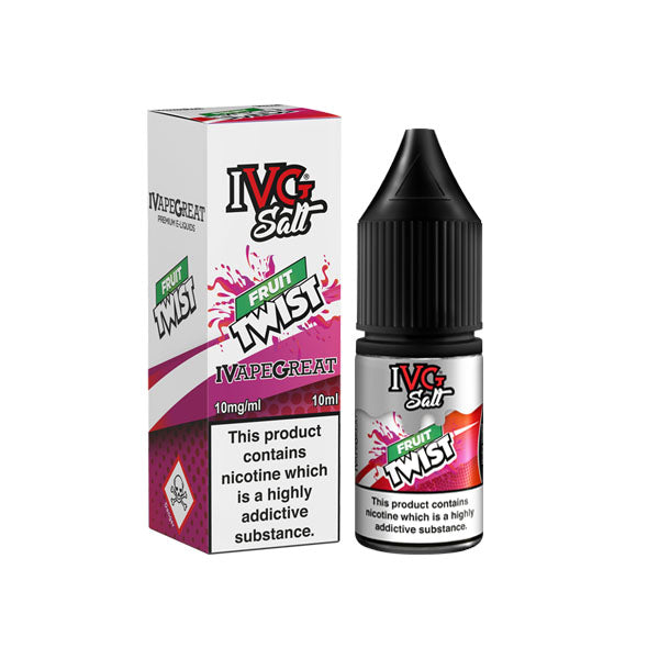 10mg I VG Drinks Salts 10ml Nic Salts (50VG-50PG) - Flavour: Rio Rush