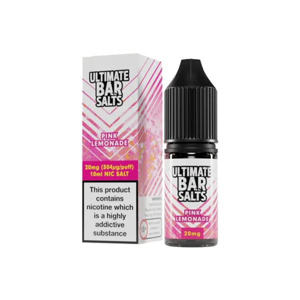 10mg Ultimate Bar Salts 10ml Nic Salts (50VG-50PG) - Flavour: Strawberry Chill