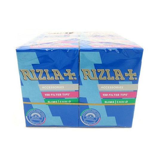 10 Pack Slim 6mm Rizla Filter Tips - SilverbackCBD
