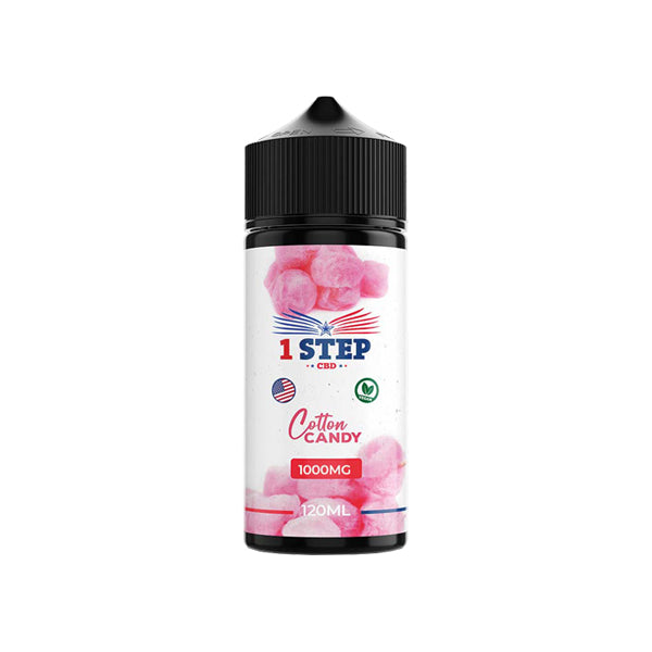 1 Step CBD 1000mg CBD E-liquid 120ml (BUY 1 GET 1 FREE) - Flavour: Vanilla Custard