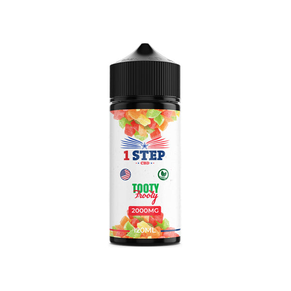 1 Step CBD 2000mg CBD E-liquid 120ml (BUY 1 GET 1 FREE) - Flavour: Fizzy Cola - SilverbackCBD