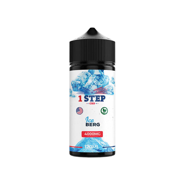 1 Step CBD 4000mg CBD E-liquid 120ml (BUY 1 GET 1 FREE) - Flavour: Grape Lemonade - SilverbackCBD