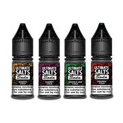 20MG Ultimate Puff Salts Soda 10ML Flavoured Nic Salts (50VG-50PG) - Flavour: Pineapple Crush - SilverbackCBD