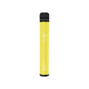 20mg ELF Bar Disposable Vape Pod 600 Puffs - Flavour: Banana Ice