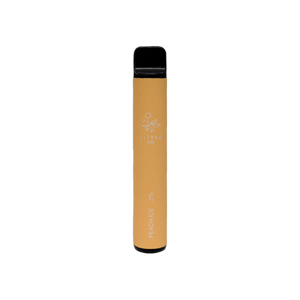 20mg ELF Bar Disposable Vape Pod 600 Puffs - Flavour: Pineapple Peach mango