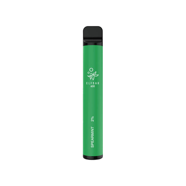 20mg ELF Bar Disposable Vape Pod 600 Puffs - Flavour: Strawberry Kiwi