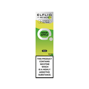 20mg ELFLIQ By Elf Bar 10ml Nic Salt (50VG/50PG) - Flavour: Sour Apple