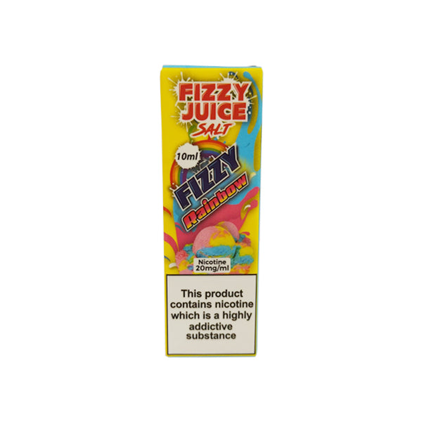 20mg Fizzy Juice 10ml Nic Salts (50VG-50PG) - Flavour: Rainbow