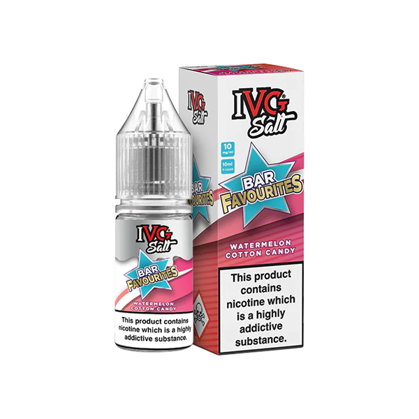 20mg I VG Bar Favourites 10ml Nic Salts (50VG/50PG) - Flavour: White Peach Raspberry