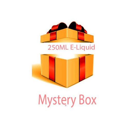 250ml E-liquid MYSTERY BOX + Nic Shots - SilverbackCBD