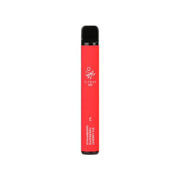 20mg ELF Bar Disposable Vape Pod 600 Puffs - Flavour: Pink Grape Fruit