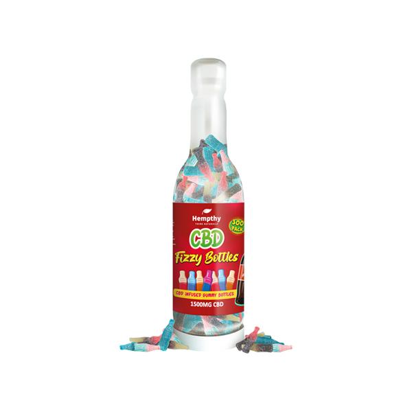 Hempthy 1500mg CBD Fizzy Bottles Gummy Mix - 300 Pieces - SilverbackCBD