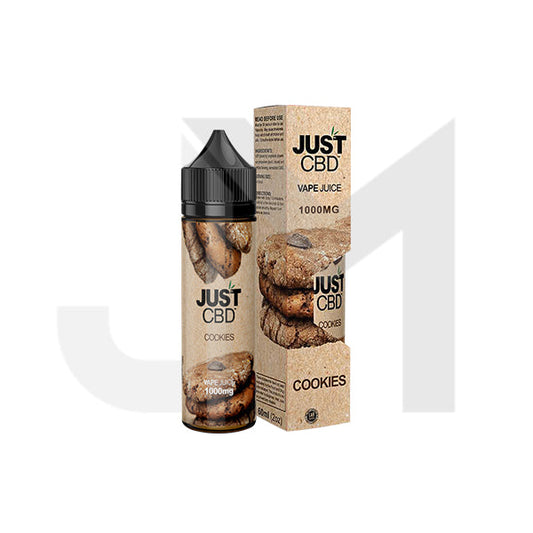 Just CBD 1000mg Vape Juice - 60ml - Flavour: Cookies