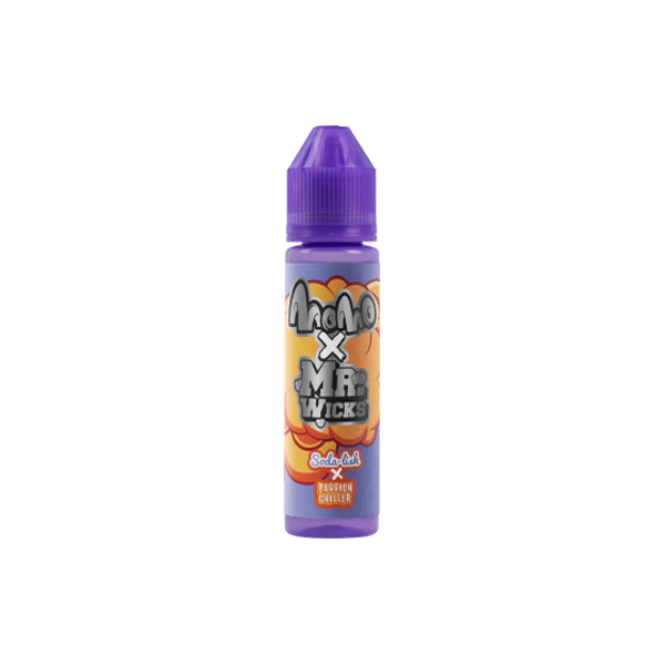 Momo X Mr Wicks 50ml Shortfill 0mg (70VG/30PG) - Flavour: Soda-lish X Passion Chiller