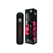 Aztec CBD Listo 500mg CBD Disposable Vape Pen - 1ml 600 Puffs - Flavour: Mango Kush - SilverbackCBD