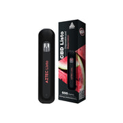 Aztec CBD Listo 500mg CBD Disposable Vape Pen - 1ml 600 Puffs - Flavour: Watermelon - SilverbackCBD