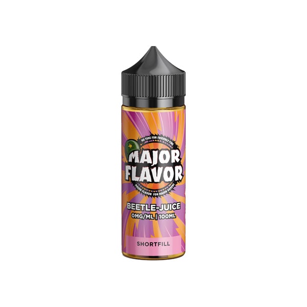 Major Flavor 100ml Shortfill 0mg (70VG-30PG) - Flavour: Kandy Kane - SilverbackCBD