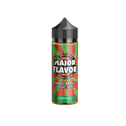 Major Flavor 100ml Shortfill 0mg (70VG-30PG) - Flavour: Kandy Kane - SilverbackCBD