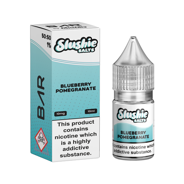 10mg Bar By Slushie 10ml Nic Salts (50VG-50PG) - Flavour: Menthol