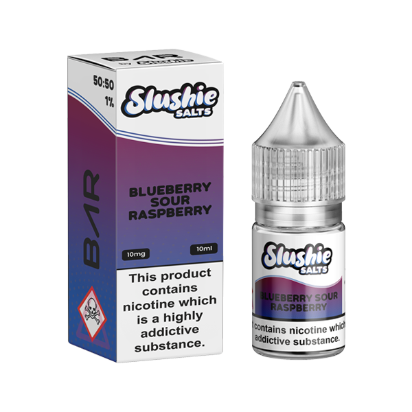 10mg Bar By Slushie 10ml Nic Salts (50VG-50PG) - Flavour: Menthol