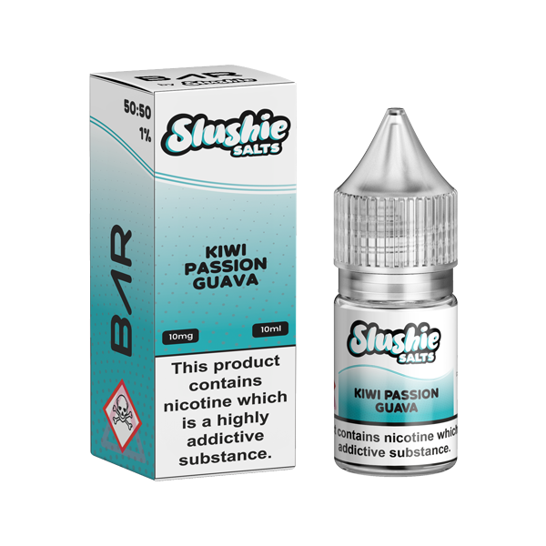 10mg Bar By Slushie 10ml Nic Salts (50VG-50PG) - Flavour: Menthol