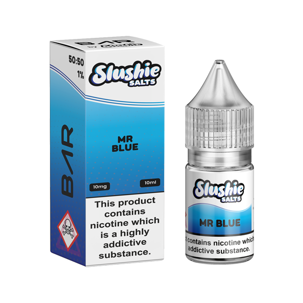 10mg Bar By Slushie 10ml Nic Salts (50VG-50PG) - Flavour: Menthol
