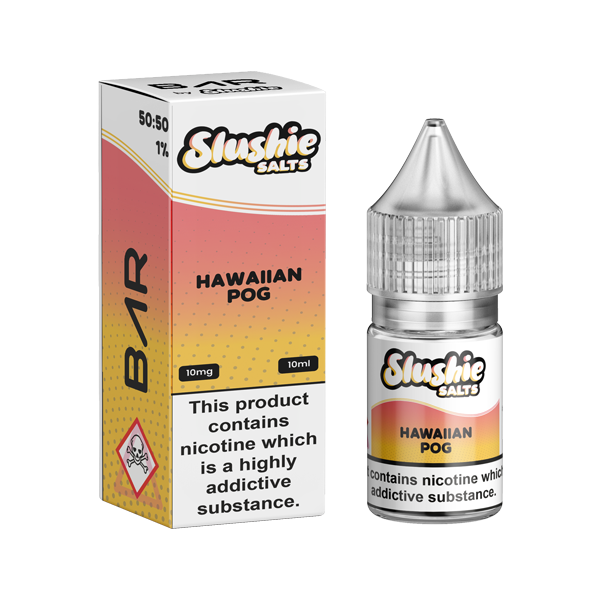 10mg Bar By Slushie 10ml Nic Salts (50VG-50PG) - Flavour: Menthol