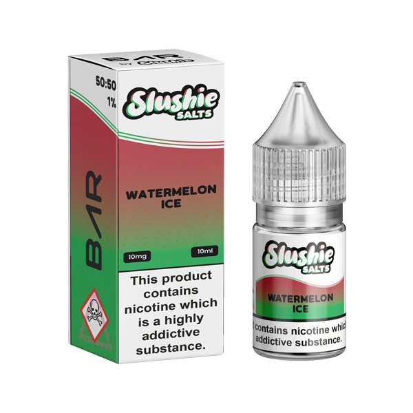 10mg Bar By Slushie 10ml Nic Salts (50VG-50PG) - Flavour: Menthol