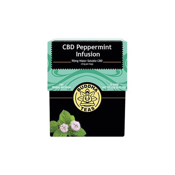 Buddha Teas 5mg CBD Tea Bags - Peppermint Infusion - SilverbackCBD