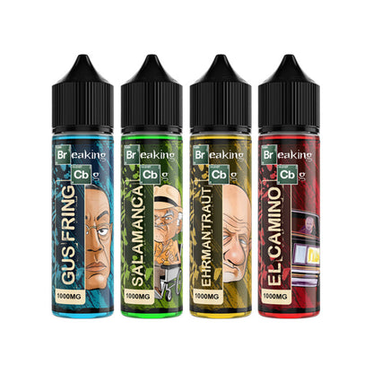Breaking CBG 1000mg CBG Isolate E-liquid 50ml (50PG/50VG) - Flavour: El Camino