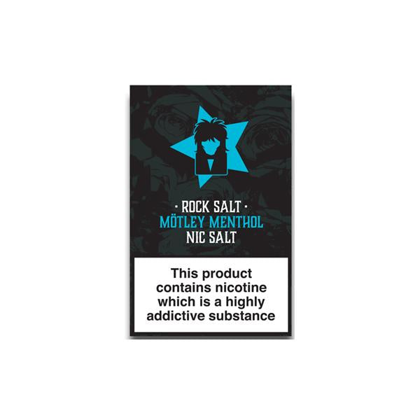 Rock Salt Nic Salt By Alfa Labs 10MG 10ml (50PG-50VG) - Flavour: Bohemian Blast Berry - SilverbackCBD