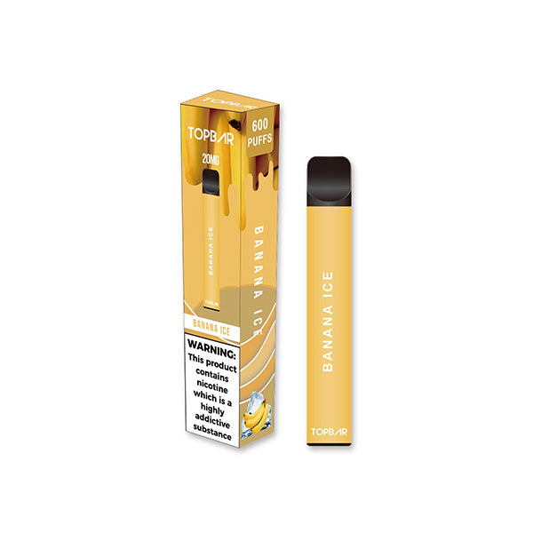20mg Top Bar EE 600 Disposable Vape Device 600 Puffs - Flavour: Cola