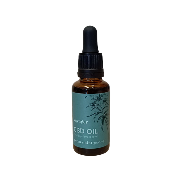 Voyager 3000mg CBD Oil 30ml - Flavour: Peppermint