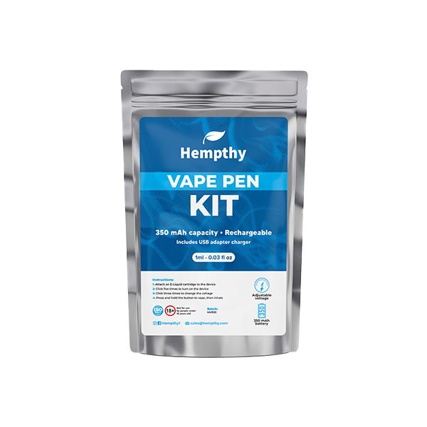 Hempthy 510 Vape Pen Kit - Color: Blue