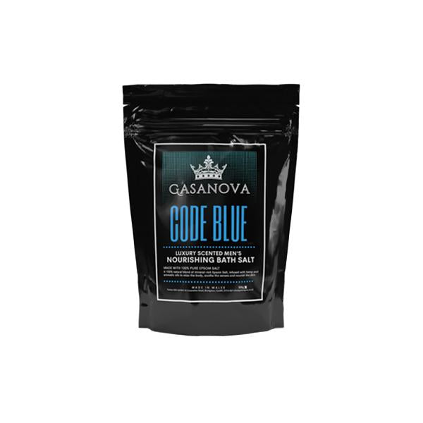 Gasanova Code Blue Nourishing Bath Salts -500g - SilverbackCBD