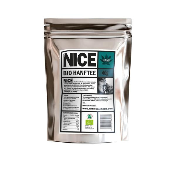 Mr Nice Organic Hemp Tea 40g - SilverbackCBD